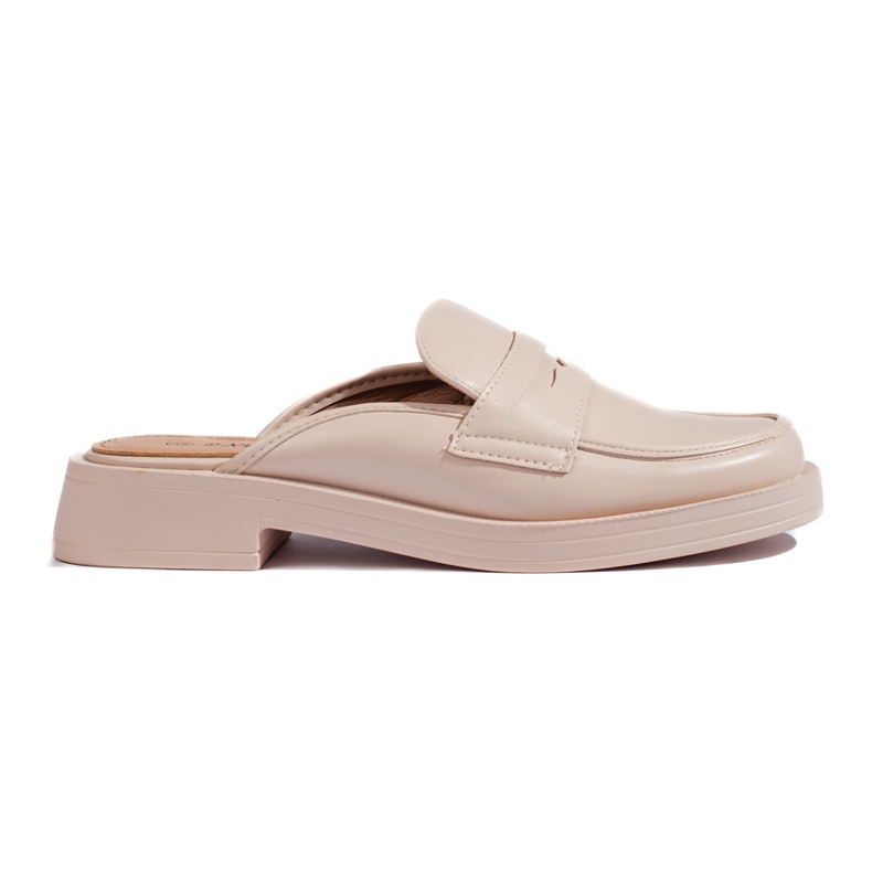 Infradito da donna chiuse beige