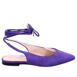 Dentoni Ballerine stringate viola