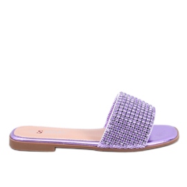 Yanni Infradito viola con strass