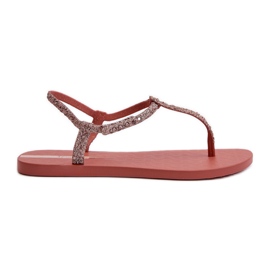 Sandali infradito da donna con glitter 26914 Ipanema Class Brilha Fem Coral rosa
