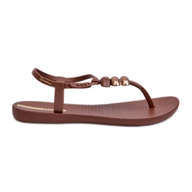 Sandali piatti da donna Infradito 83507 Ipanema Class Blown Up Sandal Fem Marrone