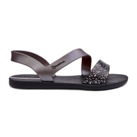 Sandali da donna 82429 Ipanema Vibe Sandal Fem Nero e Argento