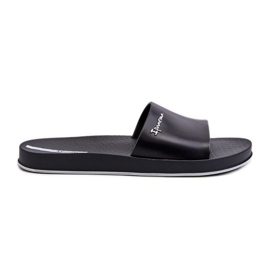 Infradito in gomma da uomo 82832 Ipanema Slide unisex nere nero