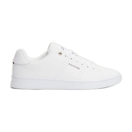 Scarpe Tommy Hilfiger Court Cupsole Rwb Lth W FM0FM04966YBS bianco