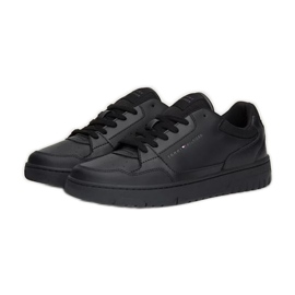 Scarpe Tommy Hilfiger Basket Core Leather Ess M FM0FM05040BDS nero
