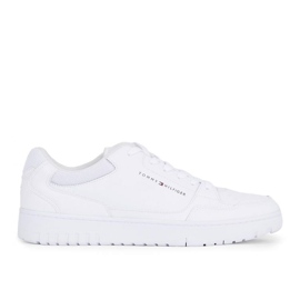 Scarpe Tommy Hilfiger Basket Core Leather M FM0FM05040YBS bianca
