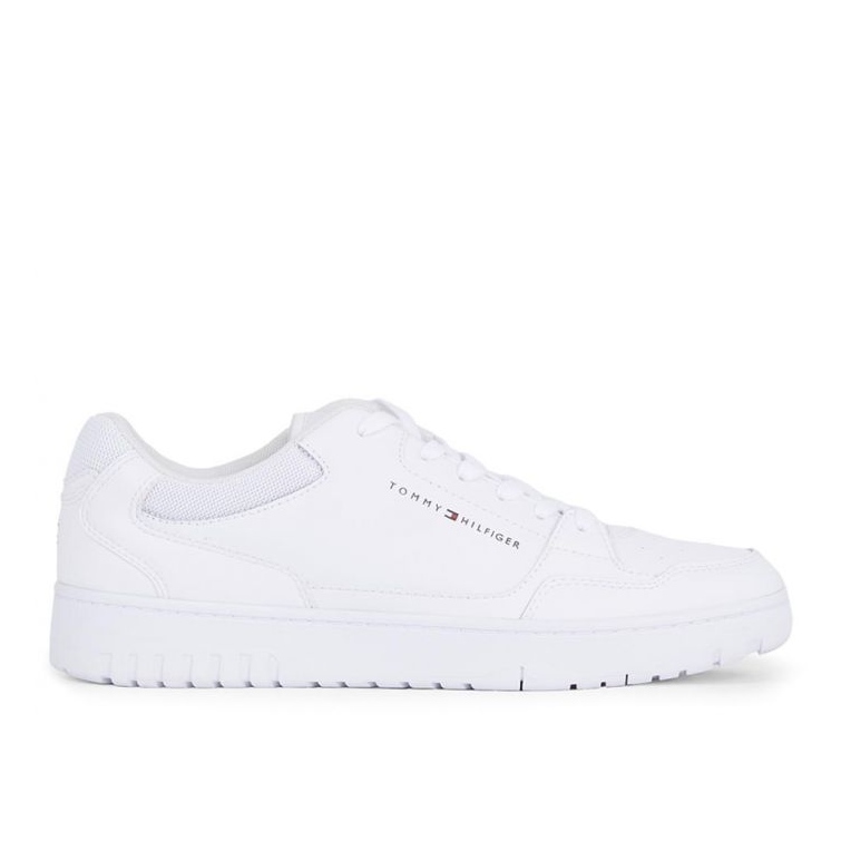 Scarpe Tommy Hilfiger Basket Core Leather M FM0FM05040YBS bianca
