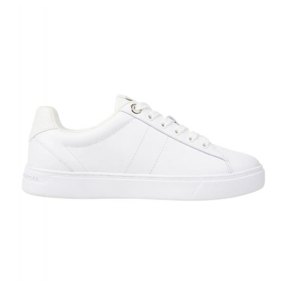 Tommy Hilfiger Essential Sneaker con corte rialzata W FW0FW07685YBS bianca
