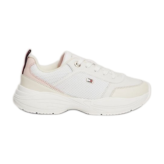Scarpe Tommy Hilfiger Chunky Runner W FW0FW078180LA bianca