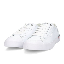 Scarpe Tommy Hilfiger Corporate Vulc Leather M FM0FM04953YBS bianco