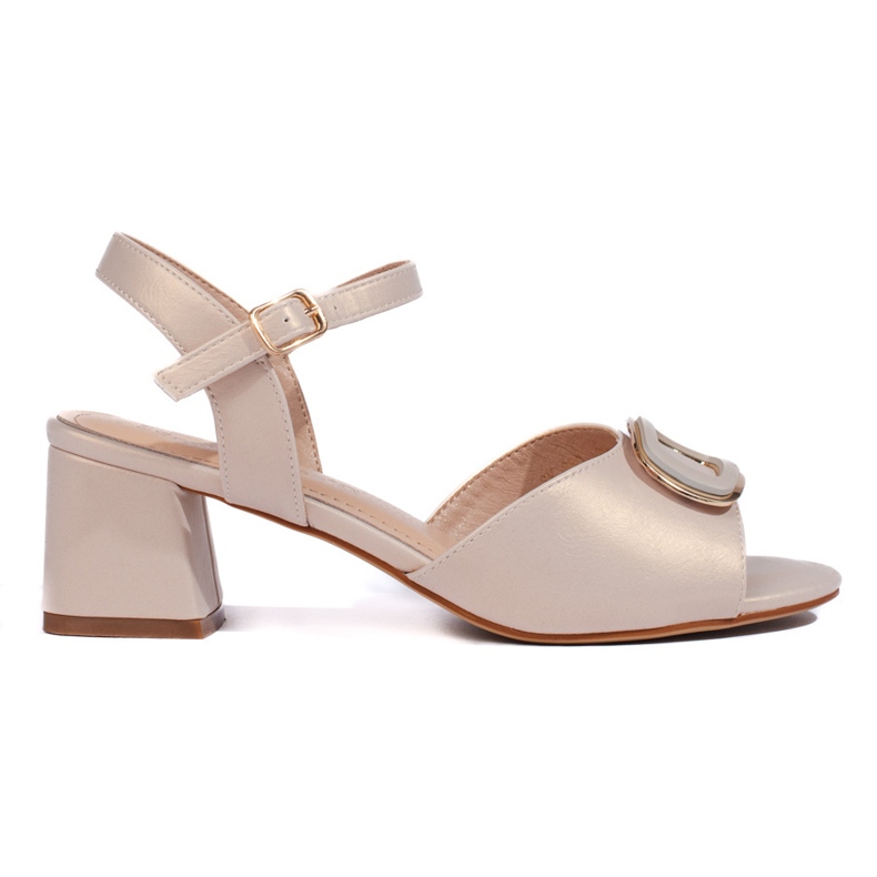 Sandali crema da donna di Sergio Leone beige