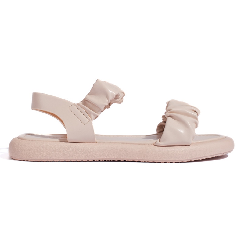 Comodi sandali slip-on da donna beige