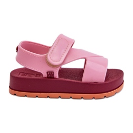 Sandali con velcro per bambini profumati ZAXY LL385001 Rosa