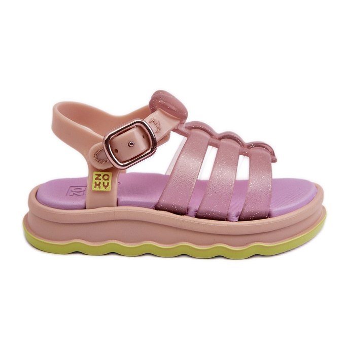 Sandali con velcro profumati per bambini ZAXY NN385020 Viola