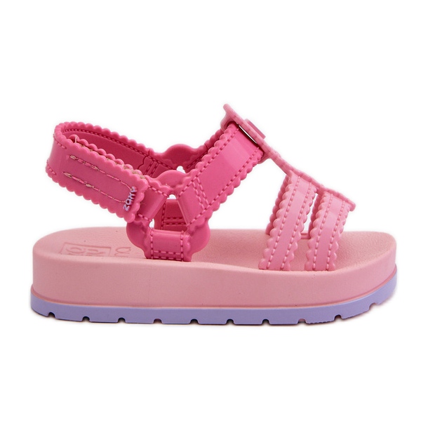Sandali in velcro profumati per bambini ZAXY LL385027 Rosa