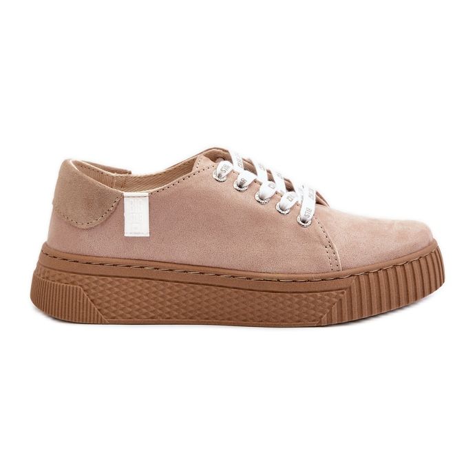 Sneakers da donna Memory Foam System Big Star NN276002 Beige scuro
