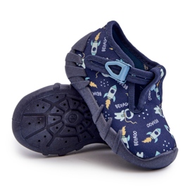 Comode pantofole per bambini BEFADO 110N482 Blu Navy