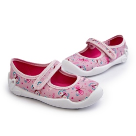 Befado Pantofole Ballerina Farfalla per Bambini 114X523 Rosa