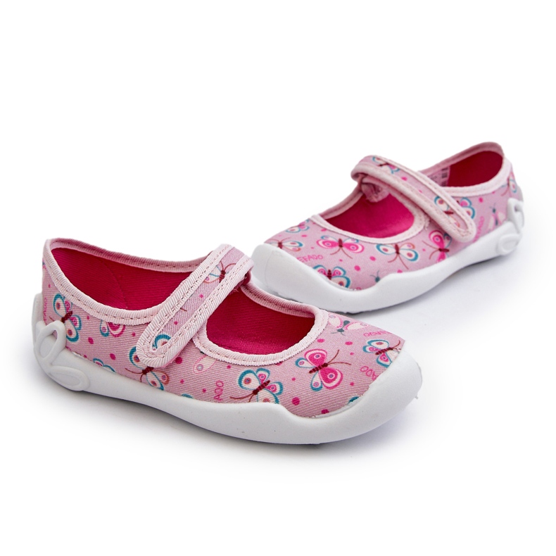 Befado Pantofole Ballerina Farfalla per Bambini 114X523 Rosa
