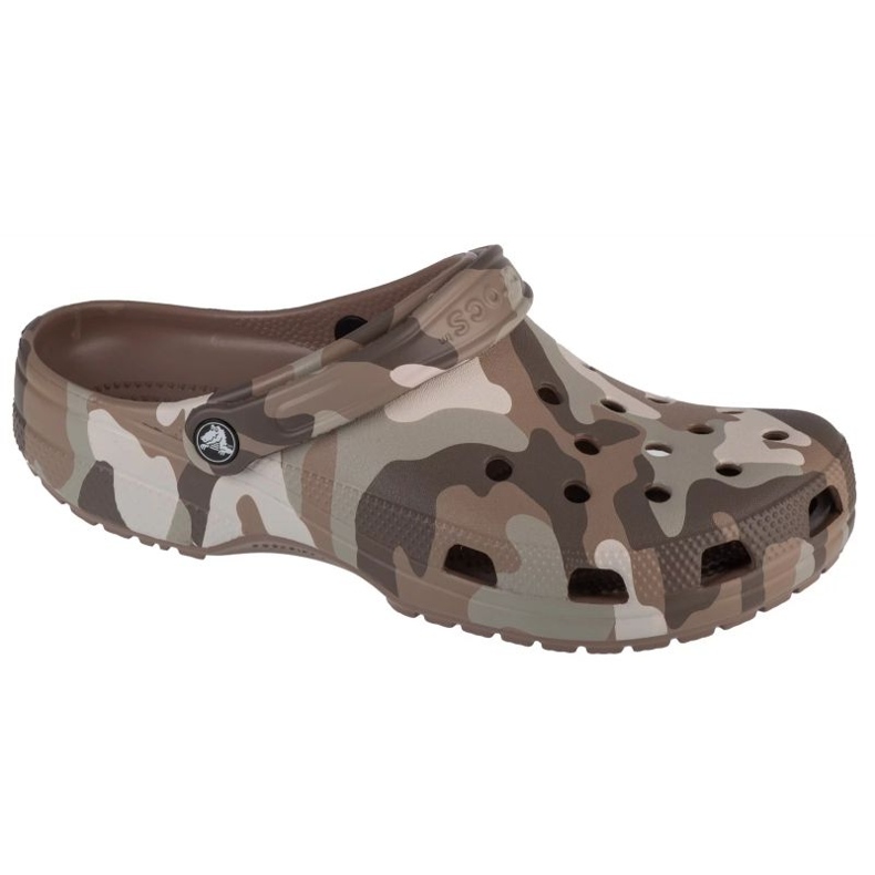 Infradito Crocs Classic Print Camo Clog M 206454-2ZJ marrone
