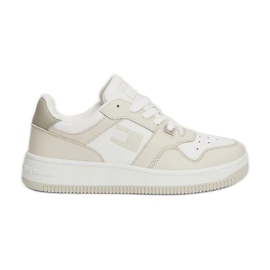 Scarpe Tommy Hilfiger Retro Basket con logo tonale EN0EN02483ACG beige