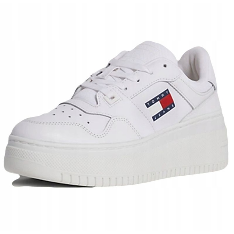 Scarpe Tommy Hilfiger Retro Basket Flatform Ess EN0EN02506YBS bianca