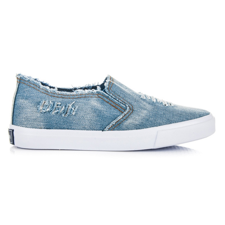 American Club Slipon in denim blu