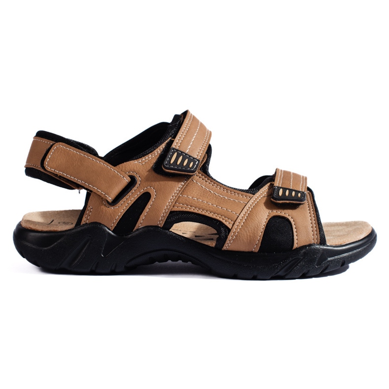 Sandali sportivi marroni da donna beige