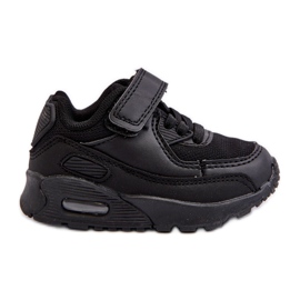 Scarpe da ginnastica con velcro da bambino nere Krissandra nero
