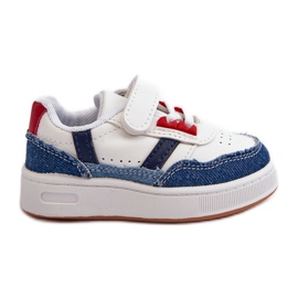 Scarpe sportive classiche in denim Marlin per bambini blu