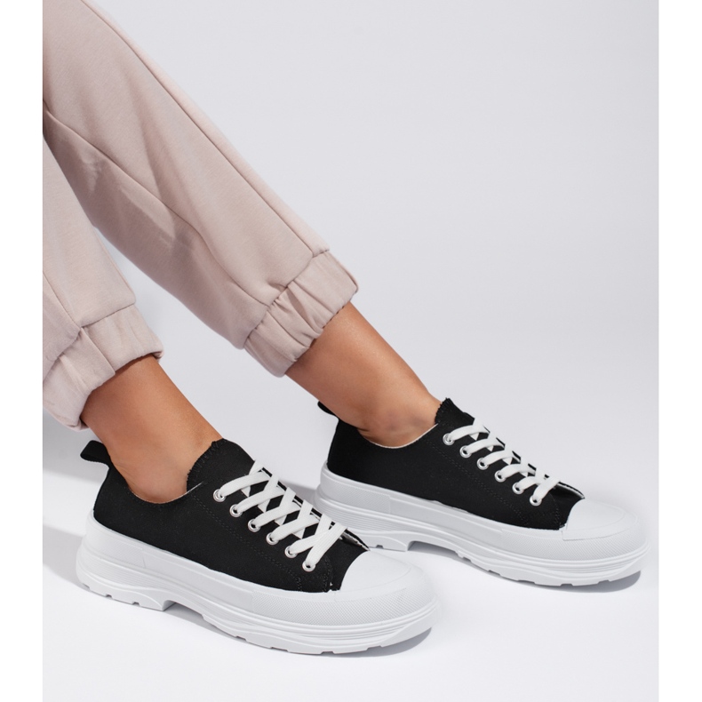 Classiche sneakers nere da donna nero