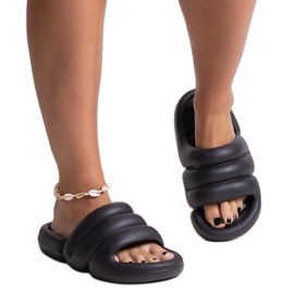 Pantofole in schiuma Haile nere nero