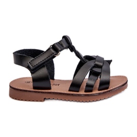 Sandali da bambino con chiusura in velcro, Marimona Nero