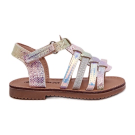 Sandali Gladiatore per Bambini Chiusura con Velcro, Radovia Multicolor multicolore