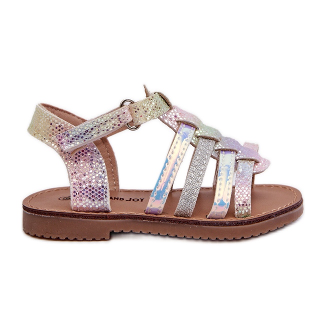 Sandali Gladiatore per Bambini Chiusura con Velcro, Radovia Multicolor multicolore