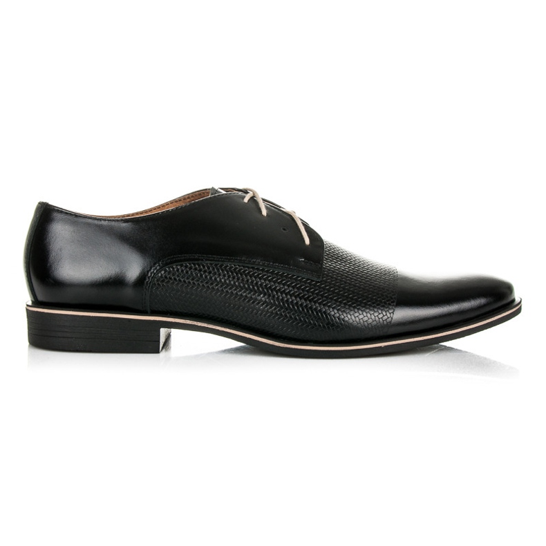 Lucca Scarpe da uomo in pelle nero