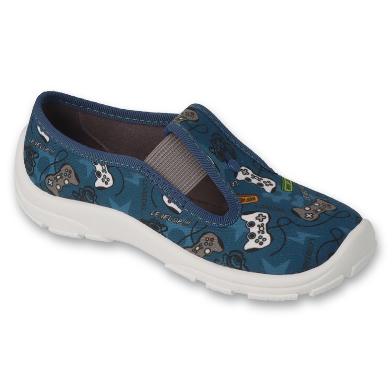 Ciabatte per bambini Befado 975X189 applicazioni blu