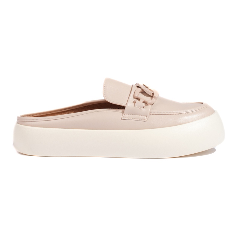 Infradito da donna beige chiuse ed eleganti