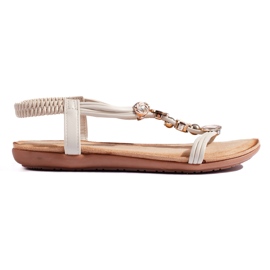 Sandali bassi leggeri da donna beige