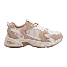 Scarpe sportive sneakers da donna Kildia beige