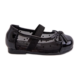 Ballerine da bambino con fiocco, Jellema Nero
