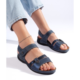 Comodi sandali da donna blu
