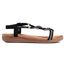 Sandali slip-on da donna neri nero