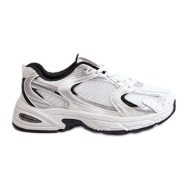 Scarpe Sportive da Donna Sneakers Bianche e Nere Leranea bianco