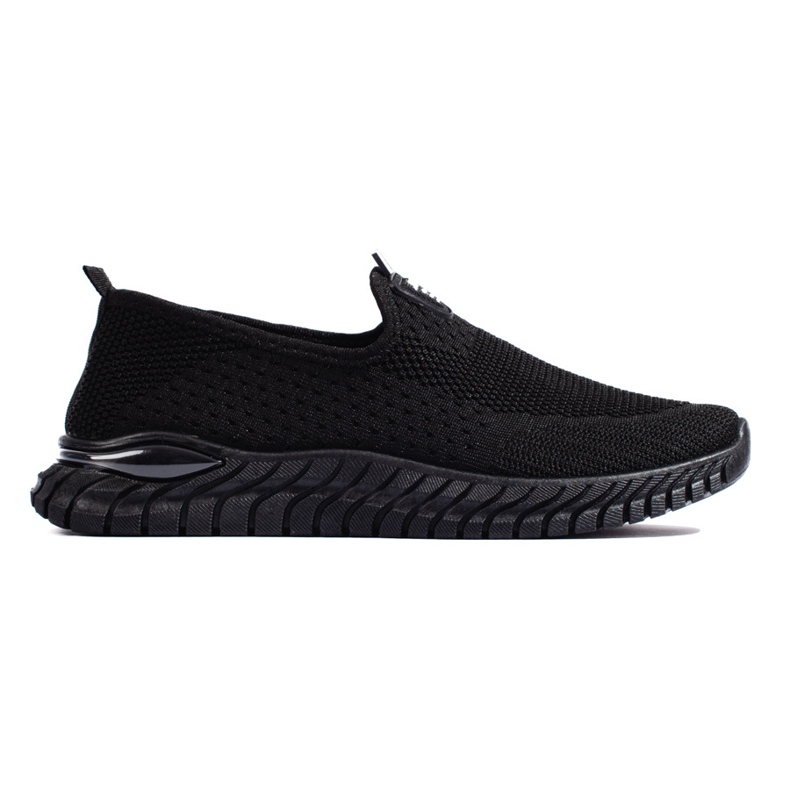 Sneakers da donna in tessuto nero