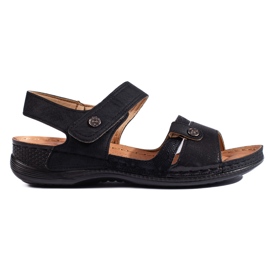 Comodi sandali da donna neri nero
