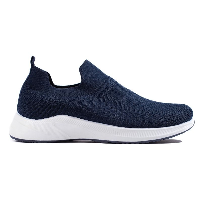 Scarpe sportive in tessuto blu navy