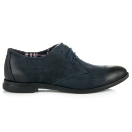 Vinceza Stringate legate blu
