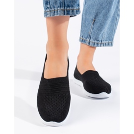 Scarpe slip-on sportive nere nero