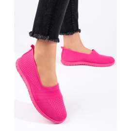 Scarpe sportive slip-on rosa